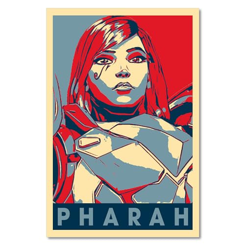 Isaveart Overwatchs Pharah Hope Style For Fan Video Game Wall Art Poster
