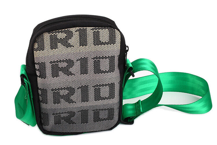 JDM Bride Racing Fabric Gradation Mini Messenger Cross Body Chest Shoulder Bag