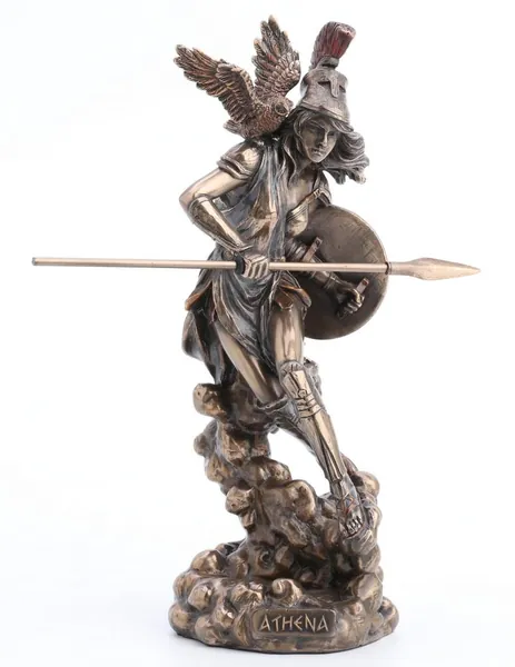 Athena Bronze Figurine