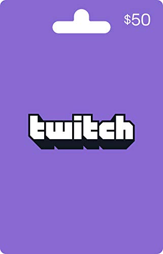 Twitch Gift Card (US Only) - 50 - Traditional