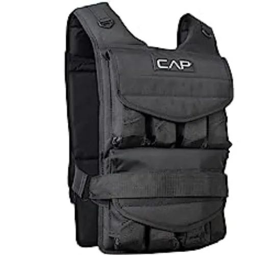 CAP Barbell 20-150 Lb Adjustable Weighted Vest, Regular and Short Options