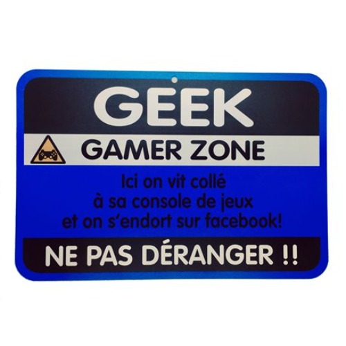 Petit Cadeau - Plaque porte Geek