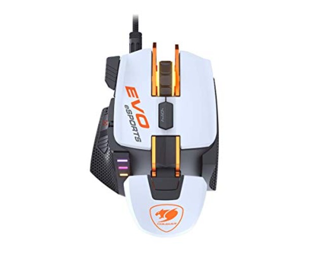 COUGAR 700M EVO Esports 16000 DPI Optical Gaming Mouse with Adjustable Palm Rest, Weights and Fully Configurable Buttons