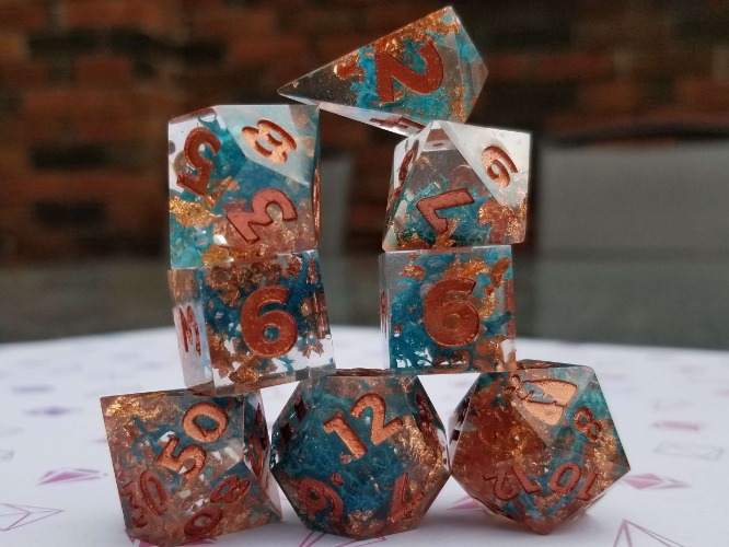 Polyhedral Resin Dice