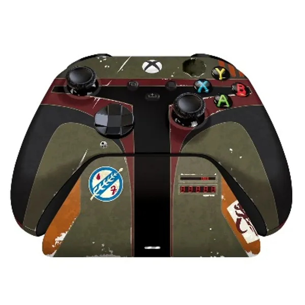 Razer Limited Edition Boba Fett Wireless Controller  Quick Charging Stand Bundle for Xbox Series X|S, Xbox One: Impulse Triggers - Textured Grips - 12hr Battery Life - Magnetic Secure Charging