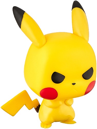 Funko Pop! Games: Pokemon - Grumpy Pikachu Multicolor, 3.75 inches - Grumpy Pikachu