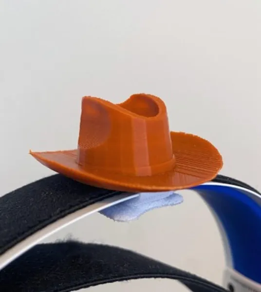Cowboy Hat Gaming Headset Attachment // Streamer Video Game 3D | Etsy