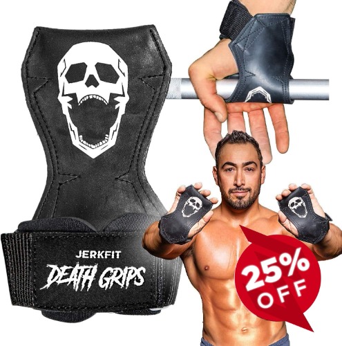 Death Grips Premium Heavy Lifting Straps - L
