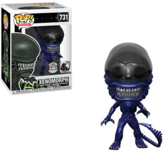 Funko POP! MOVIES SPECIALTY SERIES: Alien 40th - Xenomorph (Blue Metallic)