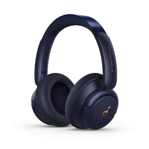Soundcore by Anker Life Q30 Hybrid Active Noise Cancelling Headphones with Multiple Modes, Hi-Res Sound, Custom EQ via App, 40H Playtime, Comfortable Fit, Bluetooth Headphones, Multipoint Connection - Blue