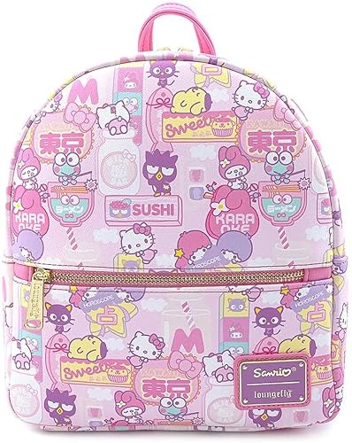 Loungefly Sanrio Hello Kitty Kawaii Convertible Double Strap Shoulder Bag Handbag Purse - One Size - Multi