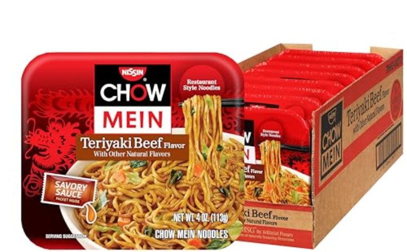 Instant Chow Mein Teriyaki Beef 8pk