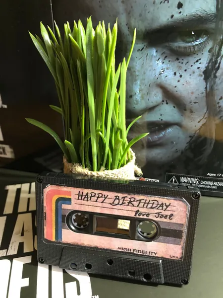 The Last of Us Birthday Cassette Tape, Ellie's Apollo 11 Launch "Happy Birthday, Love Joel" working audio tape, TLOU cosplay cassette Gift