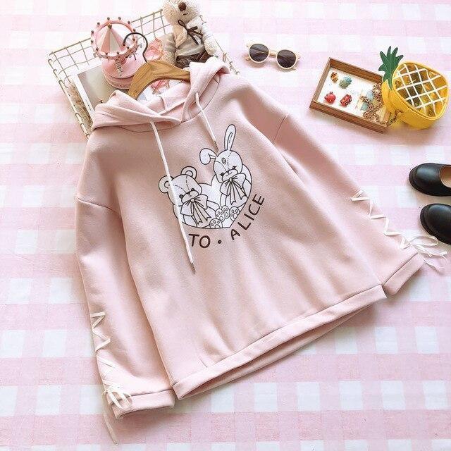 Bunny & Bear Besties Hoodie