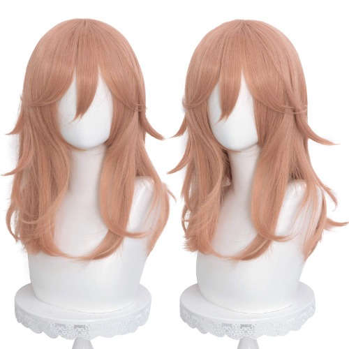Probeauty Orange Cosplay Wig for Chainsaw Man, Women Anime Cosplay Wig --50CM - Light Orange