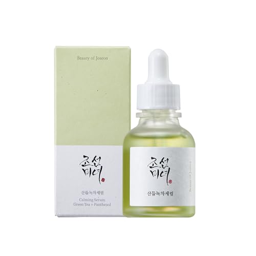 Beauty of Joseon Calming Serum Green Tea Panthenol Soothing, Moisturizing Sensitive, Acne-Prone, UV Irritated Skin, Daily Korean Skin Care for Men and Women, 30ml 1 fl.oz - Calming Serum (Green tea+Panthenol)