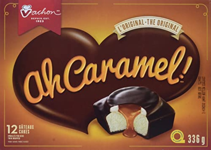 Vachon Ah Caramel! Cake, 1 Count, 336g {Imported from Canada}