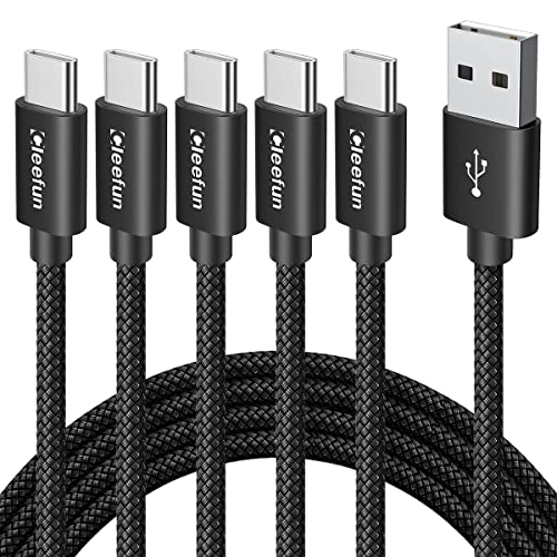 USB C Cable [6ft, 5-Pack]