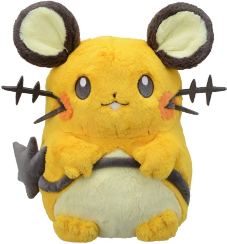 Pocket Monsters - Dedenne - Fuwafuwa Daki Nuigurumi - Pokécen Plush (Pokémon Center) - Brand New