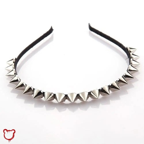 Silver Spike Hairband