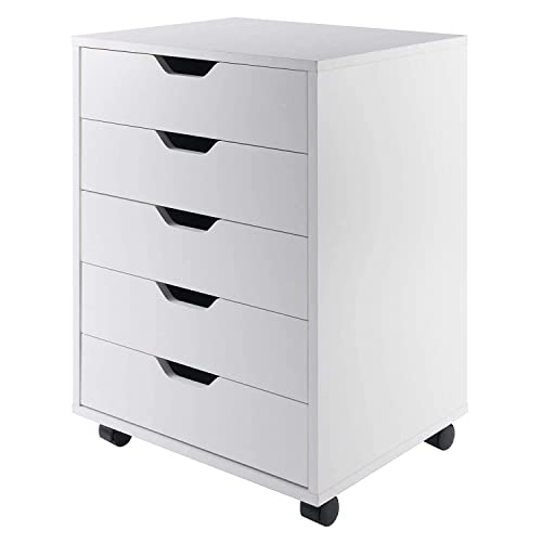 Winsome Halifax Storage/Organization, 5 drawer, White - White - 5 drawer