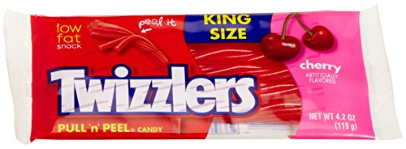 Twizzlers Pull 'n' Peel Licorice - Cherry - 4.2 oz - Licorice - 4.2 Ounce (Pack of 1)