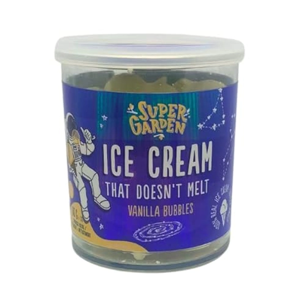 Freeze Dried Vanilla Bubble Ice Cream - Limited Edition Freeze Dried Candy - Flavourful & Delicious Astronaut Food and Freeze-Dried Sweets by Super Garden - Vanilla Bubbles