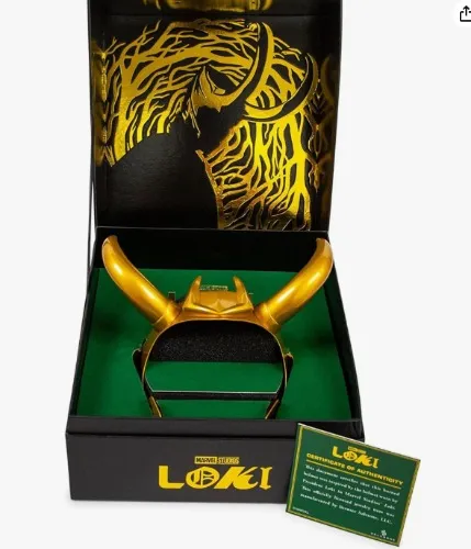 Toynk Marvel Studios President Loki Crown Prop Replica Exclusive | Costume Cosplay Headwear Accessories