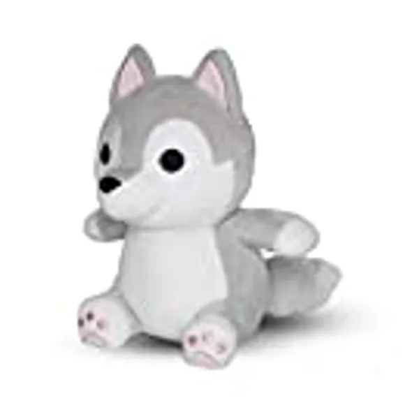 Avocatt Gray Wolf Plush Toy - 10 Inches Plushie Stuffed Animal - Hug and Cuddle with Squishy Soft Fabric and Stuffing for Boys and Girls