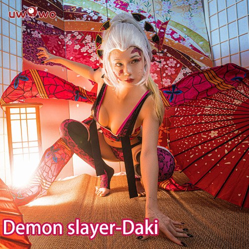 Uwowo Anime Demon Slayer: Kimetsu no Yaiba Daki Cosplay Costume - 【Pre-sale】S