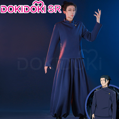 【Size S-3XL】Dokidoki-SR Anime Cosplay Geto Suguru Costume Uniform | S-PRESALE
