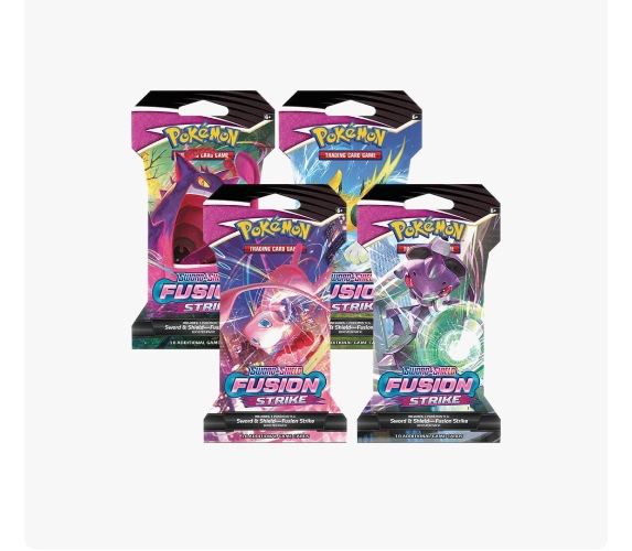Fusion Strike Sleeved Booster Pack Art Bundle [Set of 4]