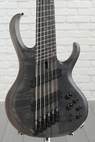 Ibanez BTB806MS 6-string Bass Guitar - Transparent Gray Flat