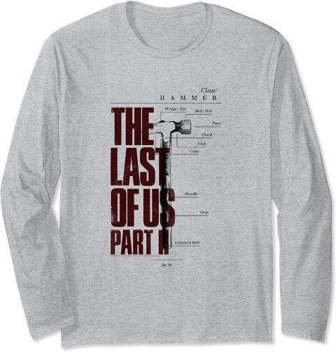 The Last of Us Hammer Schematic Long Sleeve T-Shirt