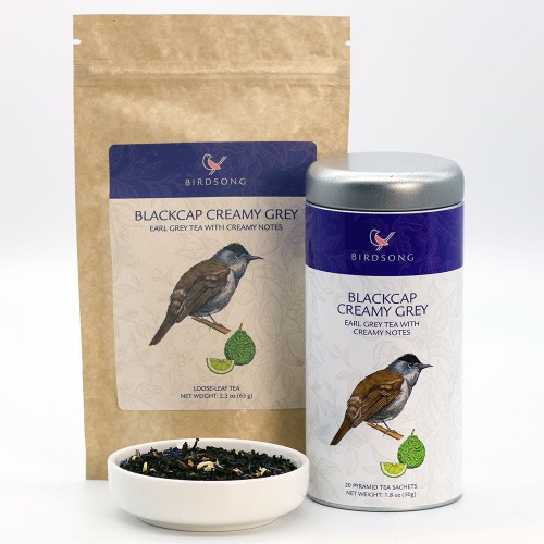 Blackcap Creamy Grey - Loose-leaf tea / 2.2 oz zip pouch (avg. 25 cups)