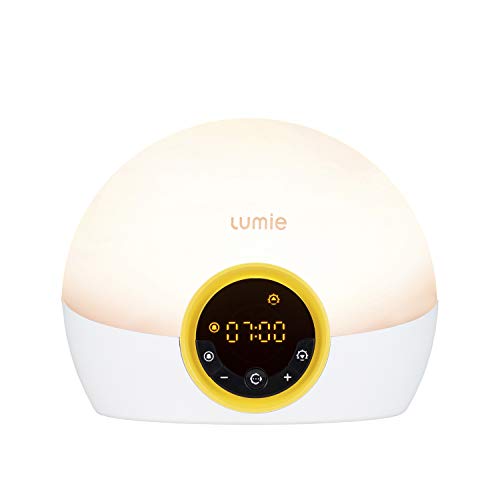 Lumie Bodyclock Rise 100 - Wake-Up Light Alarm Clock with Sunrise and Sunset, Multicolour - Rise 100 - Wake-Up Light Alarm Clock with Sunrise and Sunset