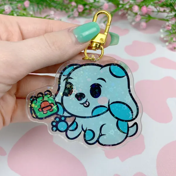 Nostalgia Pup Keychain