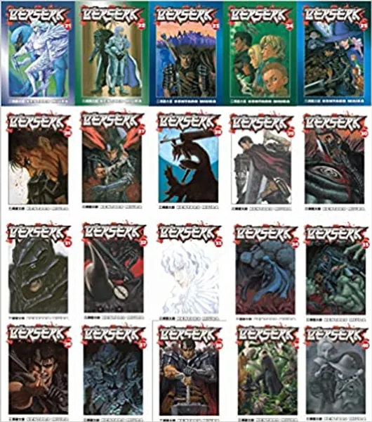 Berserk Volume 21-40 Collection 20 Books Set by Kentaro Miura - Paperback, January 1, 2020