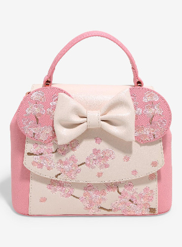 Loungefly Disney Minnie Mouse Cherry Blossom Ears Crossbody Bag - BoxLunch Exclusive