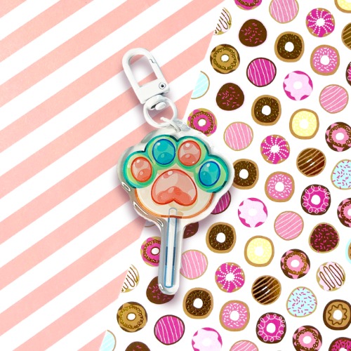Puppsicle Lolipawpp Keychain
