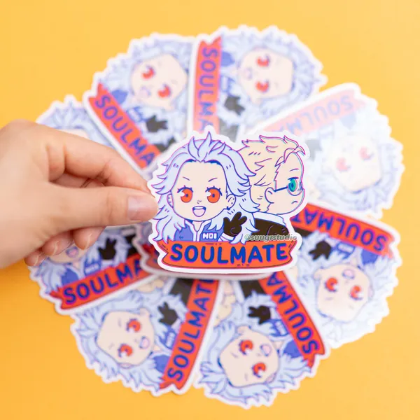 Dorohedoro "Soulmate" Shin x Noi Die Cut Vinyl Sticker