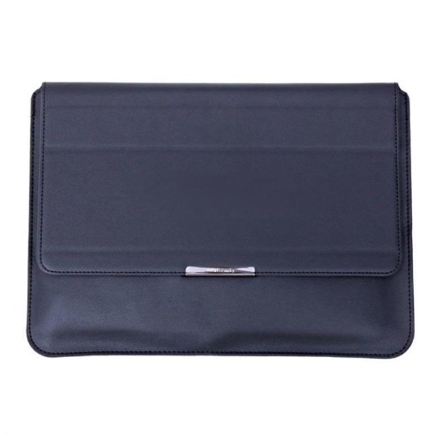 Transformable Vegan Leather Laptop Bag Set (Laptop Stand) | Ink Black / 13/14 Inch