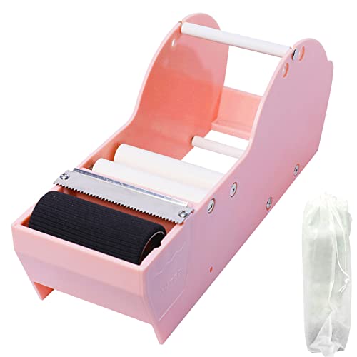 WELSTIK Water Activated Gummed Kraft Paper Tape Packaging Dispenser 3 Inch for Shipping, Carton and Box Sealing, Pink - Pink