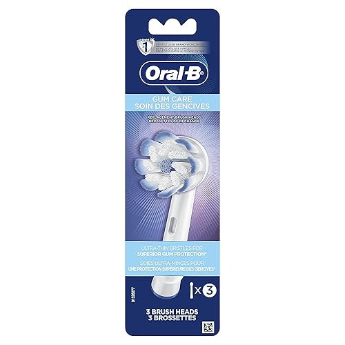 Oral-B Gum Care Replacement Brush Heads for an Oral-B Electric Toothbrush, Pack of 3 - Gum Care - 3 Count (Pack of 1)