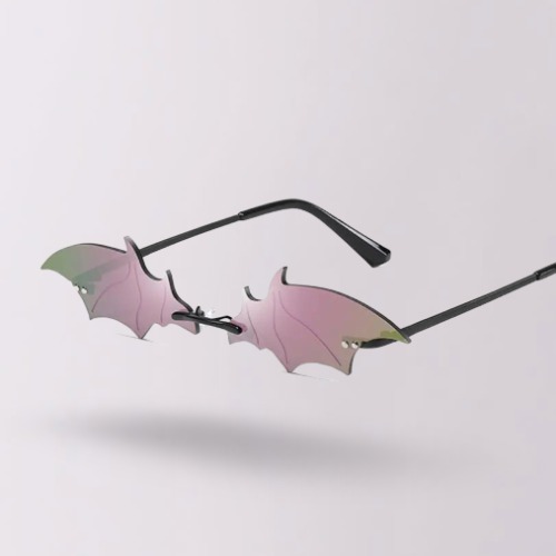 Nocturnal Bat Sunglasses - Black Gray