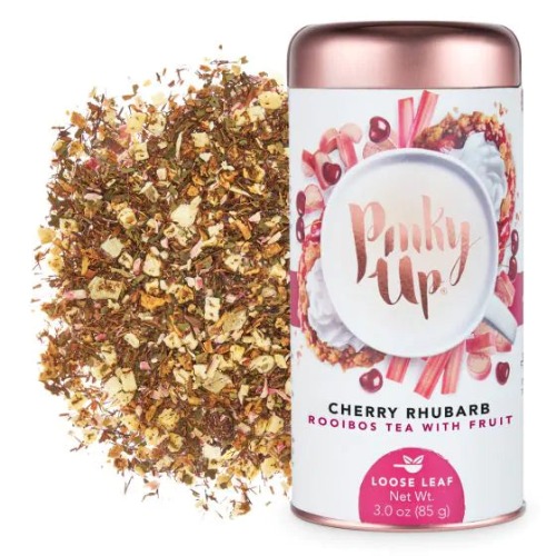 Cherry Rhubarb Macaron Loose Leaf Tea Tin
