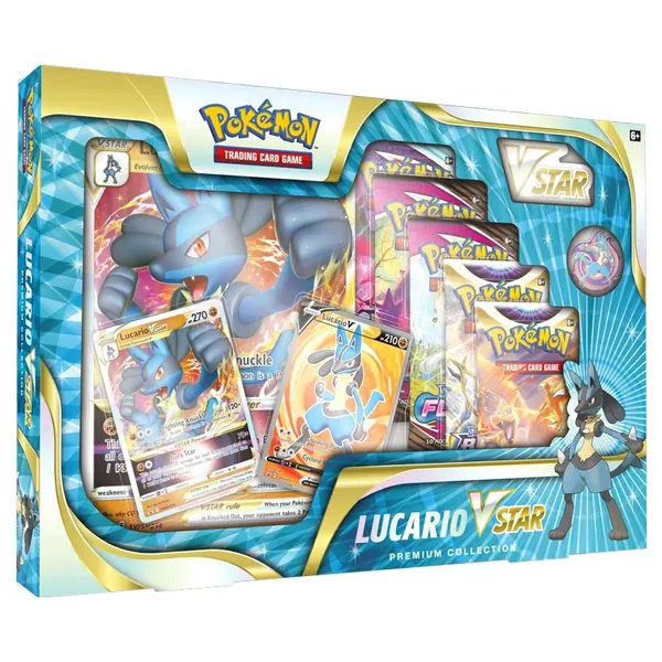 Pokemon TCG: Lucario VSTAR Premium Collection (English) [In Stock, Ship Today]