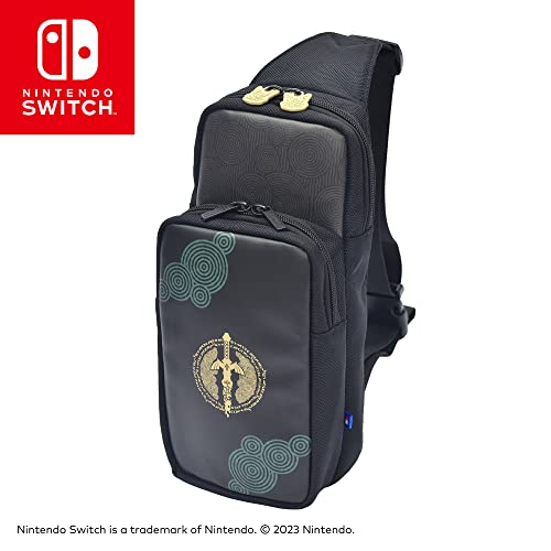 HORI Adventure Pack (The Legend of Zelda: Tears of the Kingdom Edition) Nintendo Switch Umhängetasche - Offiziell Lizenziert - Nintendo Switch/Nintendo Switch Lite/Nintendo Switch - OLED-Modell