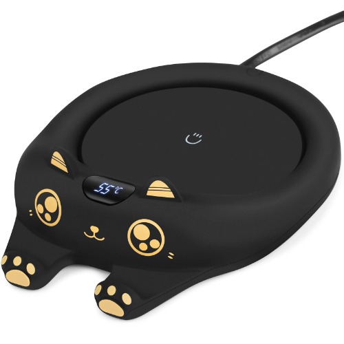 PUSEE Mug Warmer,Coffee Warmer for Desk Coffee Cup Warmer Auto Shut Off,Smart Candle Warmer With 3 Temp Settings,Electric Beverage Warmer Plate for Coffee,Cocoa,Tea,Water and Milk (Not Include Cup)