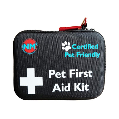 Pet First Aid Kit for Dogs & Cats |60-Piece First Aid Bag for Pets, Animals | Perfect for Travel Emergencies with Pet First Aid Guide Book and Instructions | Certified Pet Friendly